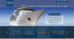 Desktop Screenshot of cruiseshiplawyer.com
